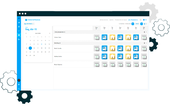 Image of the Workplaning system, a roster management tool